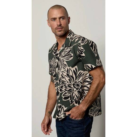 NEW VELVET BY GRAHAM & SPENCER iggy shirt in catalina - Picture 3 of 3